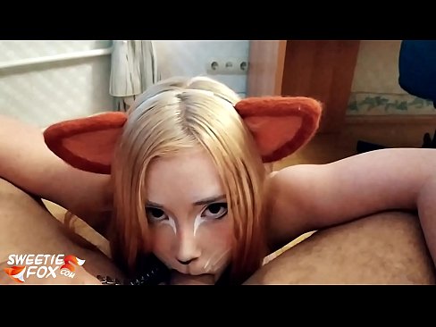 ❤️ Kitsune ağzına sik və cum udmaq ❤ Anal video bizdə ﹏